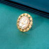 Antique Adjustable Ring With Gold Plating || 222460