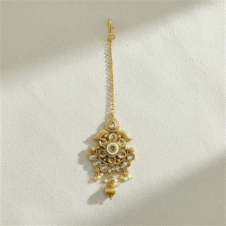 Antique Classic Tikka With Gold Plating || 226309