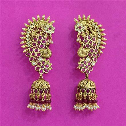 Antique Earcuff With Matte Gold Plating || 226572