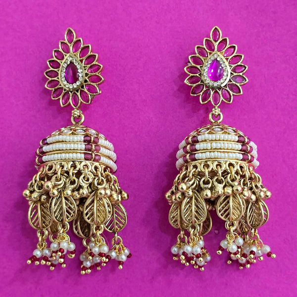 Antique Jhumki With Gold Plating || 227032