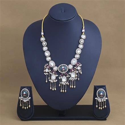 Antique Classic Necklace Set With Mehndi Plating || 227800