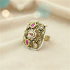 Antique Adjustable Ring With Gold Plating || 228237