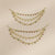 Antique Classic Ear Chain With Matte Gold Plating || 230244