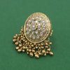 Antique Adjustable Ring With Gold Plating || 230304