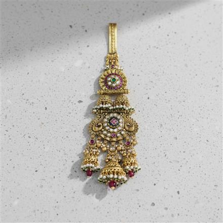 Antique Classic Jhuda With Matte Gold Plating || 230490