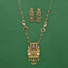 Antique Classic Pendant Set With Matte Gold Plating || 230528