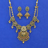 Antique Moti Necklace With Matte Gold Plating || 230627