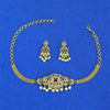 Antique Choker Necklace With Gold Plating || 230682