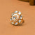 Kundan Adjustable Ring With Rose Gold Plating || 302586