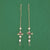 Kundan Moti Ear Chain With Carat Gold Plating || 303423