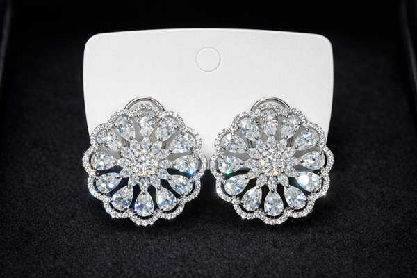 Cz Tops With Rhodium Plating || 440685