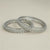 Cz Classic Bangles With Rhodium Plating (2x6) || 442222