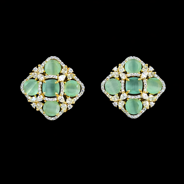 Cz Tops With 2 Tone Plating || 442426