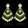 Indo Western Classic Earring With Mehndi Plating || 112292