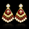 Indo Western Classic Earring With Mehndi Plating || 112292