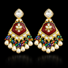 Indo Western Classic Earring With Mehndi Plating || 112292