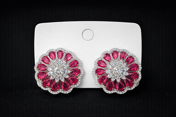 Cz Tops With Rhodium Plating || 440685