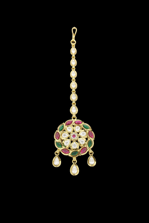 Antique Classic Tikka With Gold Plating || 230027