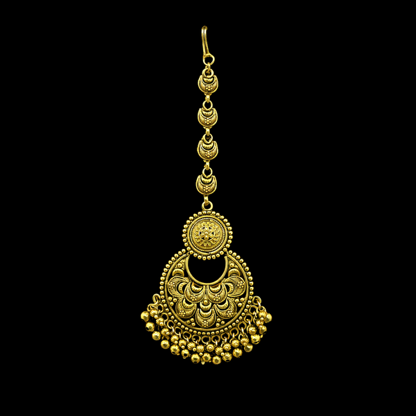 Antique Classic Tikka With Matte Gold Plating || 229520