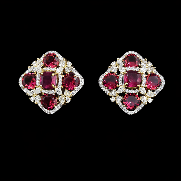 Cz Tops With 2 Tone Plating || 442426