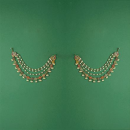 INDO WESTERN MOTI EARRING || 111954