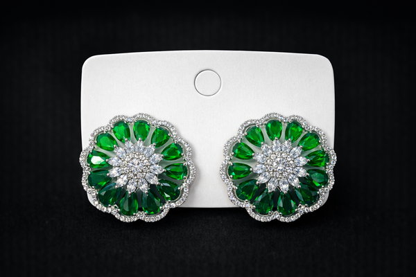 Cz Tops With Rhodium Plating || 440685