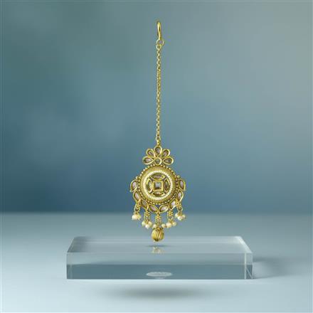 Antique Classic Tikka With Gold Plating || 226308