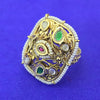 Antique Adjustable Ring With Gold Plating || 228237