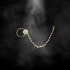 Antique Moti Nose Ring With Gold Plating || 228627