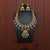 Antique South Indian Necklace Set With Matte Gold Plating || 229161