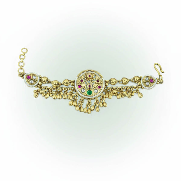 Antique Pearl Bracelet With Gold Plating || 229966