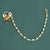Antique Moti Nose Ring With Gold Plating || 230337
