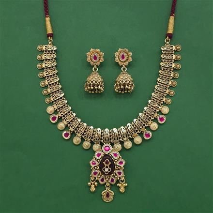 Antique Classic Necklace With Gold Plating || 230621