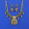 Antique Moti Necklace With Matte Gold Plating || 230627