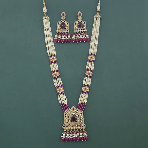Antique Bandhai Pendant Set With Mehndi Plating || 230717