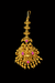 Antique Temple Tikka With Matte Gold Plating || 224429