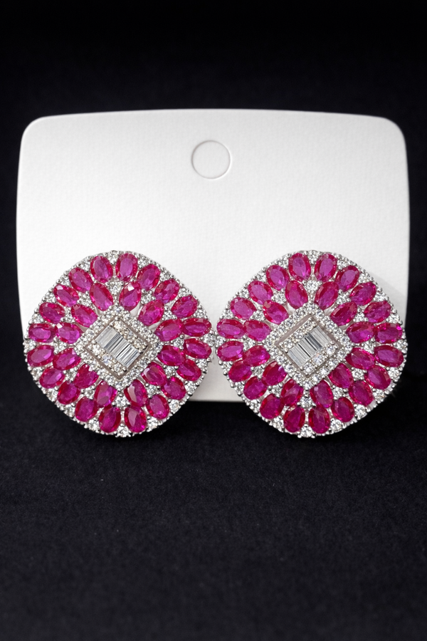 Cz Tops With Rhodium Plating || 441985