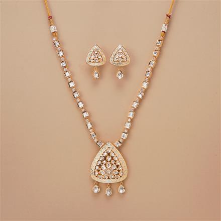 Kundan Meenakari Necklace Set With Gold Plating || 302778