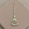 Kundan Mother Of Pearl Tikka With Carat Gold Plating || 303227