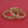 Kundan Openable Bangles With Carat Gold Plating (2x6) || 303365
