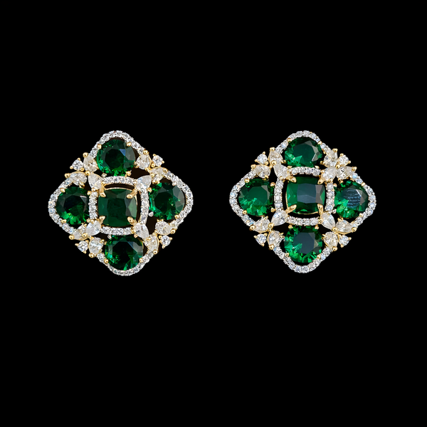 Cz Tops With 2 Tone Plating || 442426