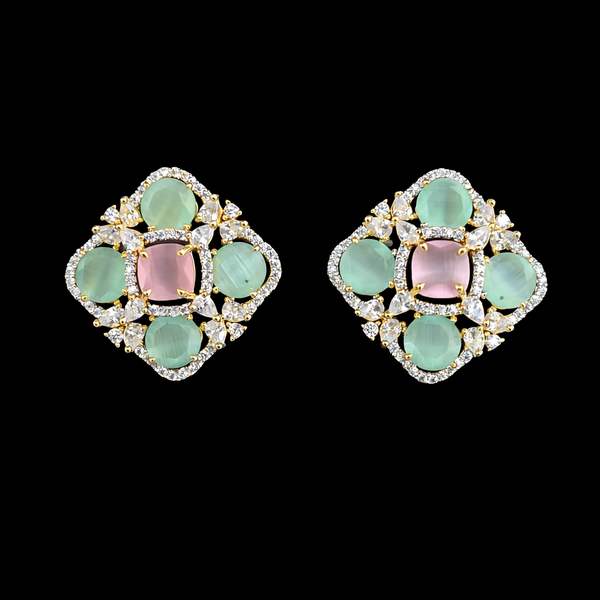 Cz Tops With 2 Tone Plating || 442426