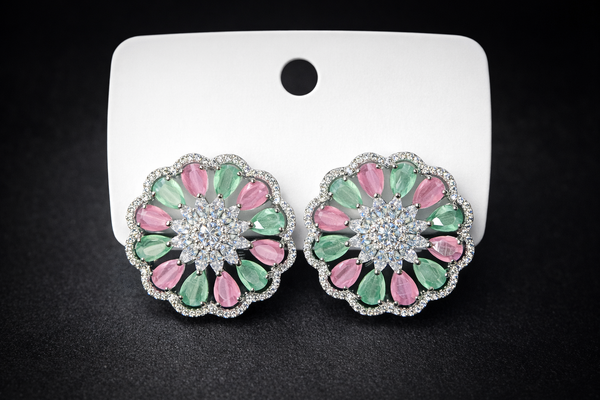 Cz Tops With Rhodium Plating || 440685