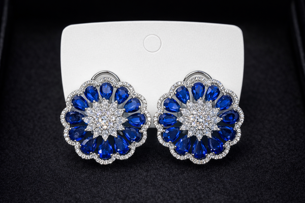 Cz Tops With Rhodium Plating || 440685