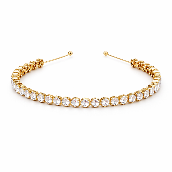 Indo Western Classic Hair Band With Mehndi Plating || 112037