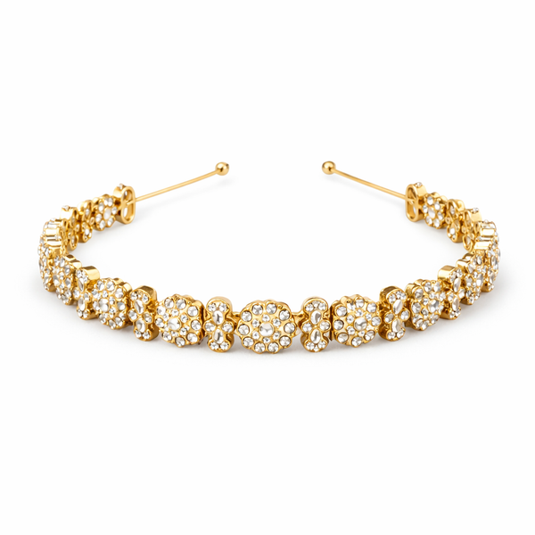 Indo Western Classic Hair Band With Mehndi Plating || 111001