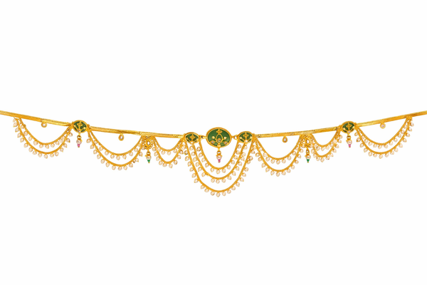 Antique Moti Belt With Gold Plating || 230452