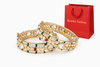 Kundan Moti Bangles With Carat Gold Plating (2x6) || 303458