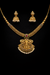 Antique South Indian Necklace With Matte Gold Plating || 227269
