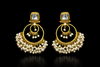 Indo Western Classic Earring With Mehndi Plating || 112397